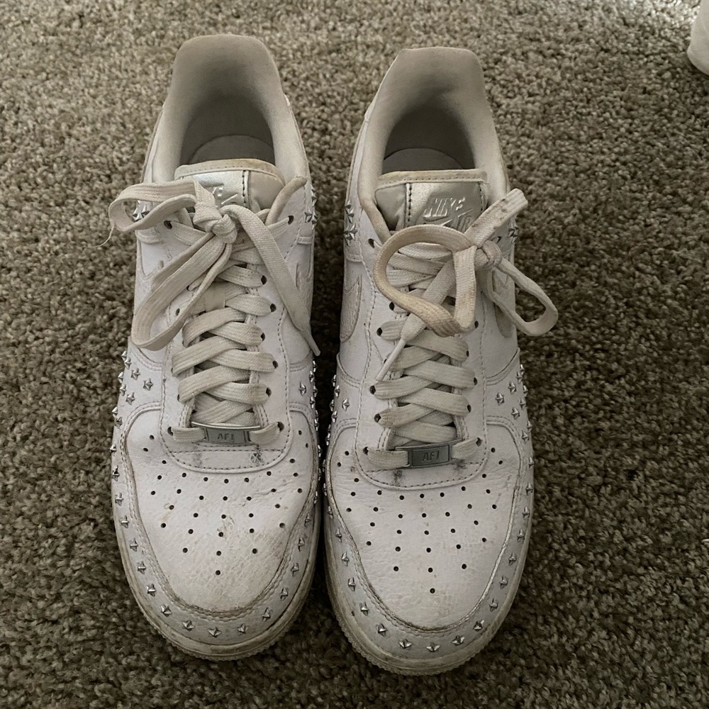 Nike Air forces with stars